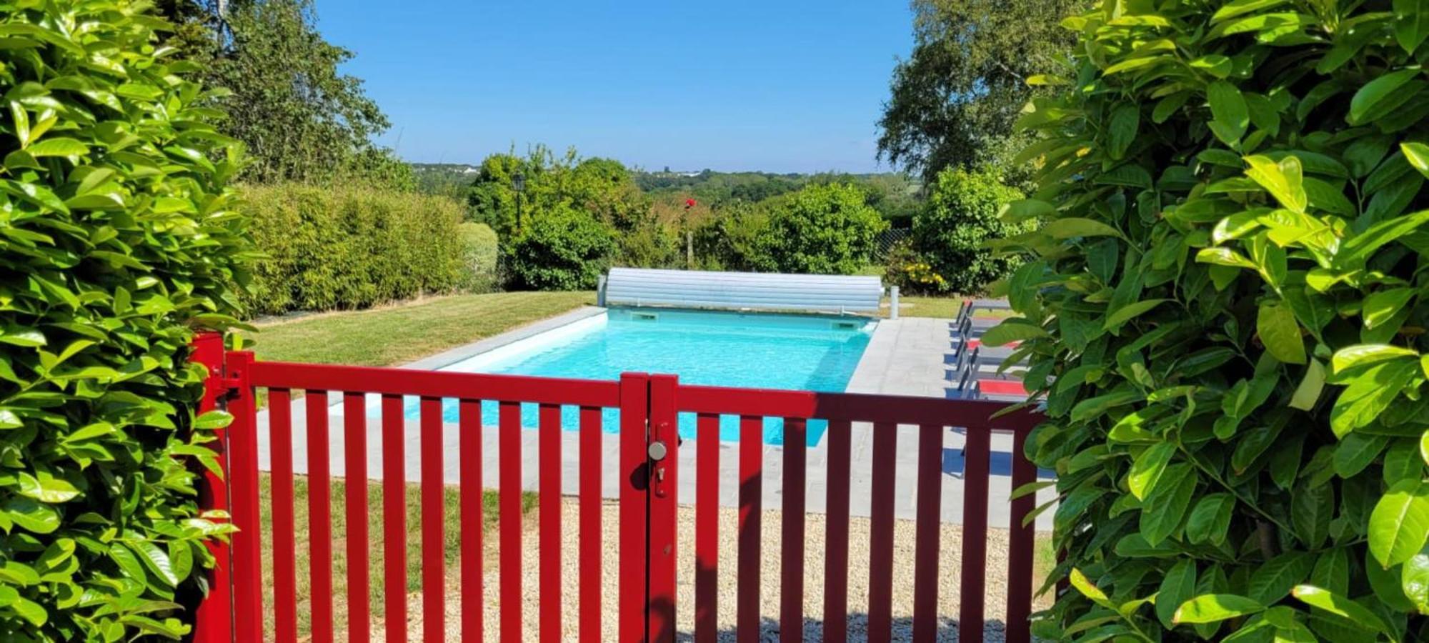 Le Clos Du Verdelet Vue Mer Piscine 플랑구에누알 외부 사진